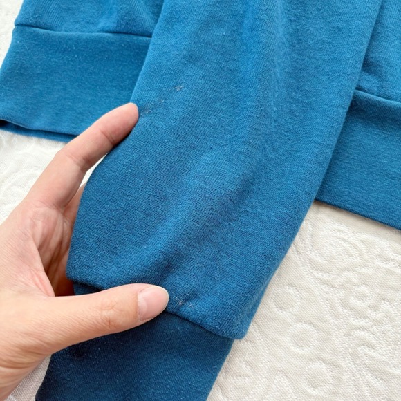 RARE Aviator Nation Mountain Stripe Crewneck Sweatshirt, Blue - Picture 6 of 8